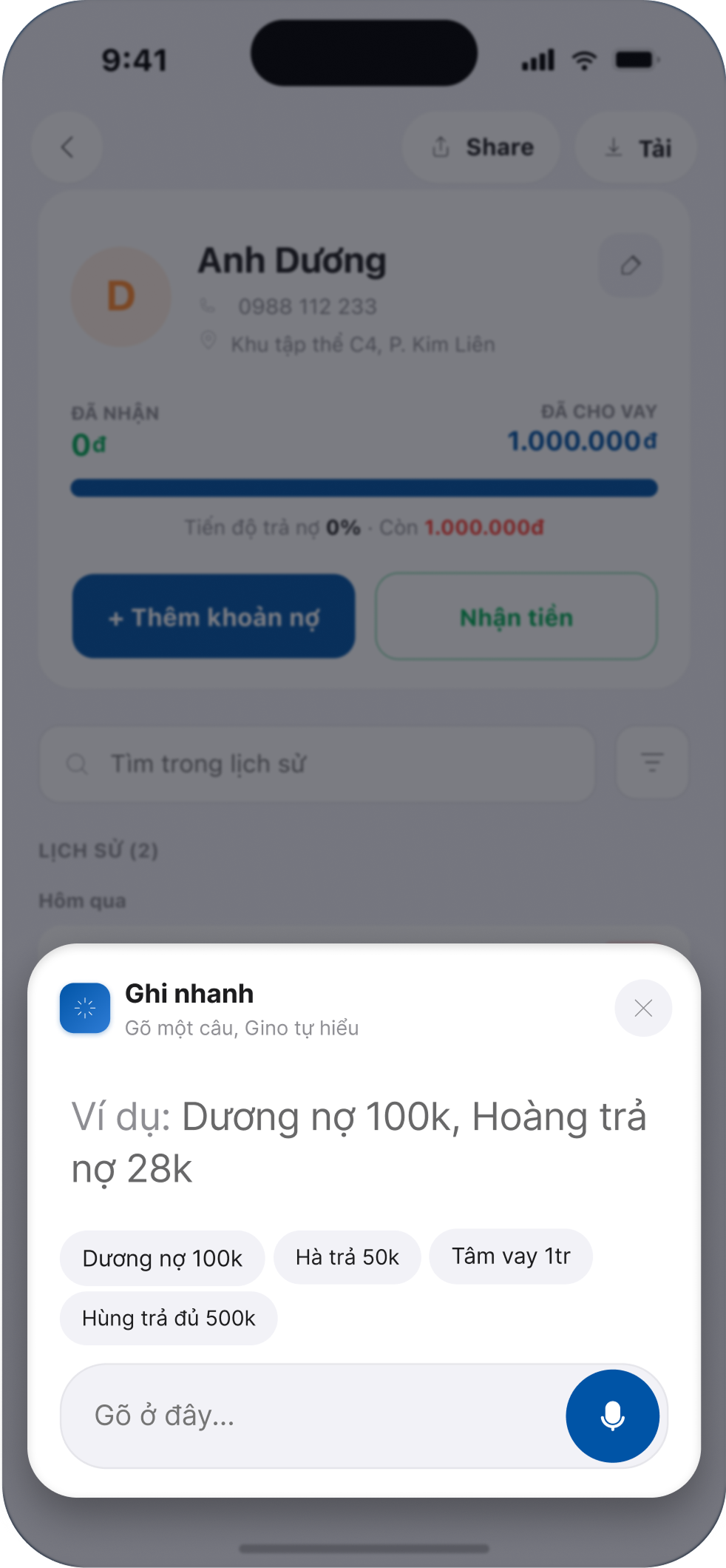 Bước 5 — Dashboard tổng quan dòng tiền